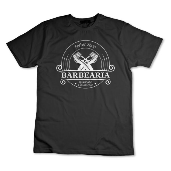 Camiseta Barbearia BarberShop Camisa Cabeleleiro Uniforme