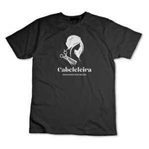 Camiseta Cabeleleira Camisa Salão De Beleza Uniforme