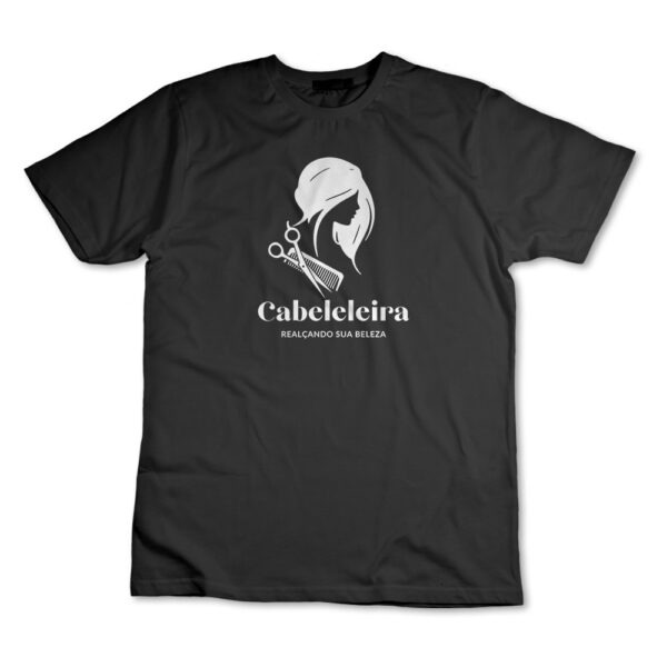 Camiseta Cabeleleira Camisa Salão De Beleza Uniforme