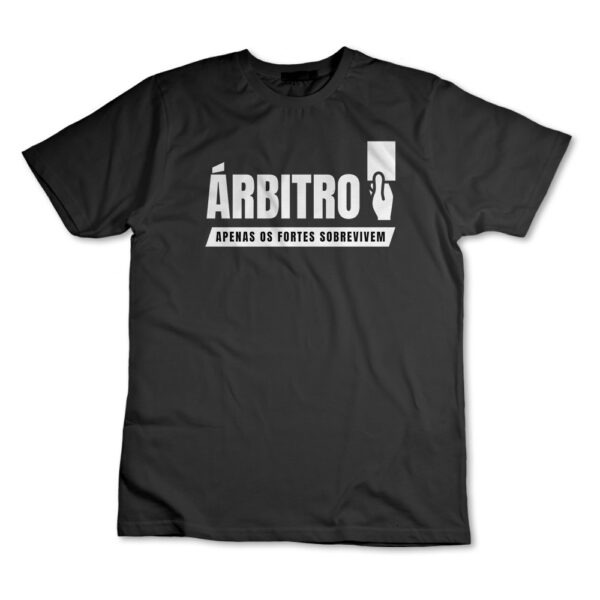 Camiseta Camisa Árbitro De Jogo Futebol Graduação