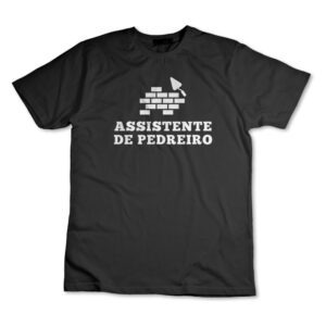 Camiseta Camisa Assistente De Pedreiro Obra Uniforme