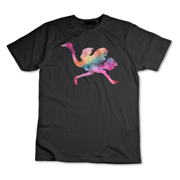 Camiseta Camisa Avestruz Colorido Pássaro Animal