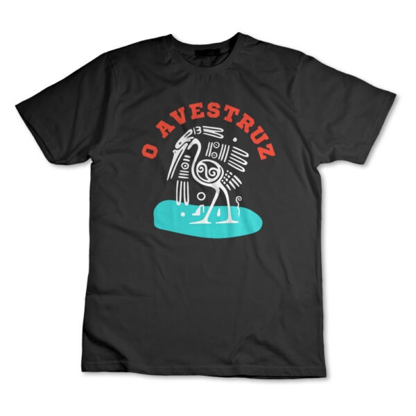 Camiseta Camisa Avestruz Pássaro Animal