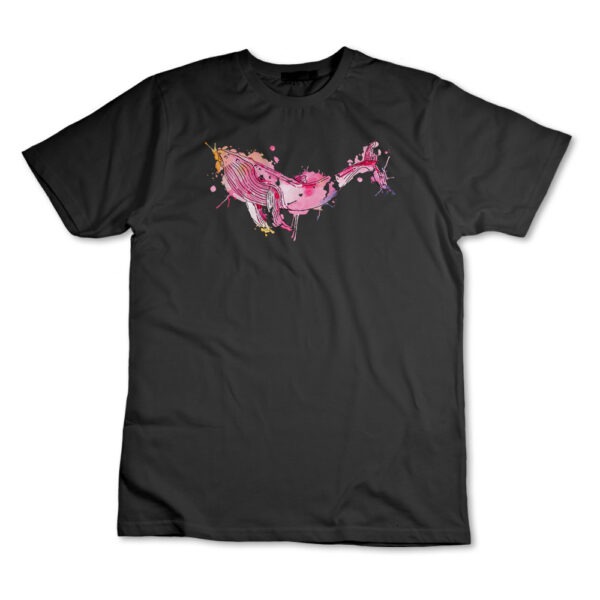 Camiseta Camisa Baleia Colorido Oceano