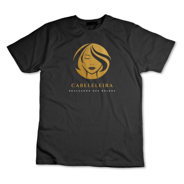 Camiseta Camisa Cabeleleira Salão De Beleza Profissional Uniforme