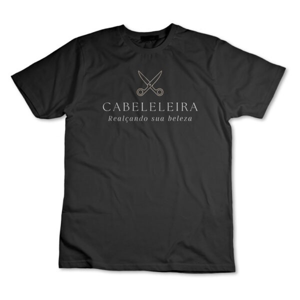 Camiseta Camisa Cabeleleira Salão De Beleza Uniforme