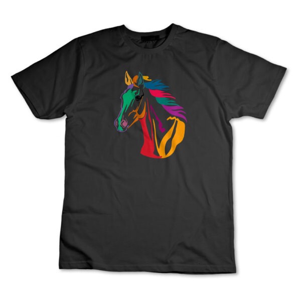 Camiseta Camisa Cavalo Colorido Animal