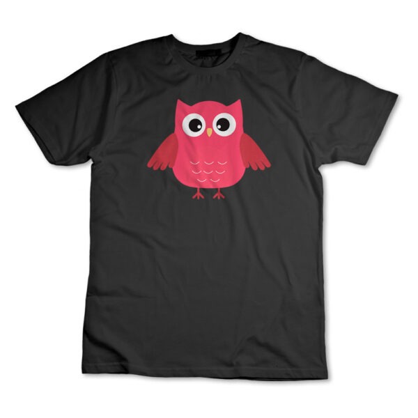 Camiseta Camisa Coruja Rosa Pássaro