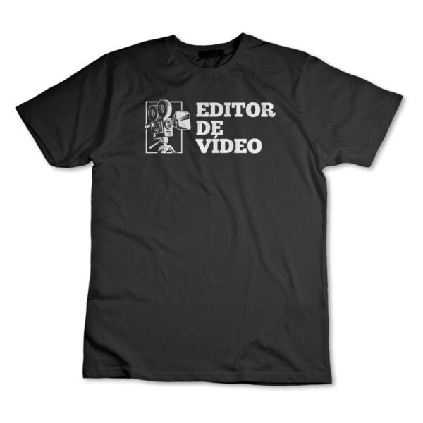 Camiseta Camisa Editor De Vídeo