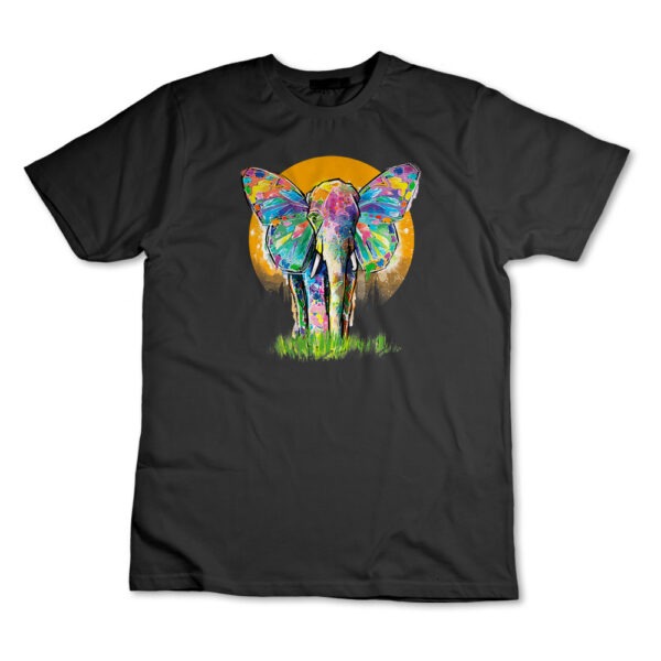 Camiseta Camisa Elefante Colorido Africa Animal