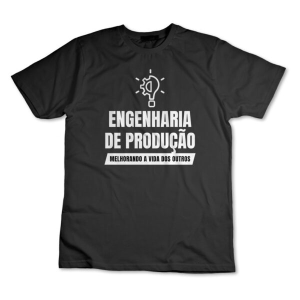 Camiseta Camisa Engenharia De Produção Engenheiro Graduação