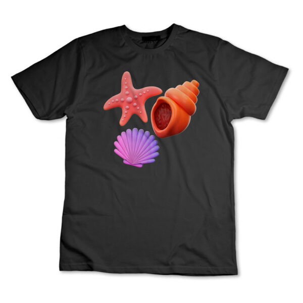 Camiseta Camisa Estrela Do Mar E Conchas