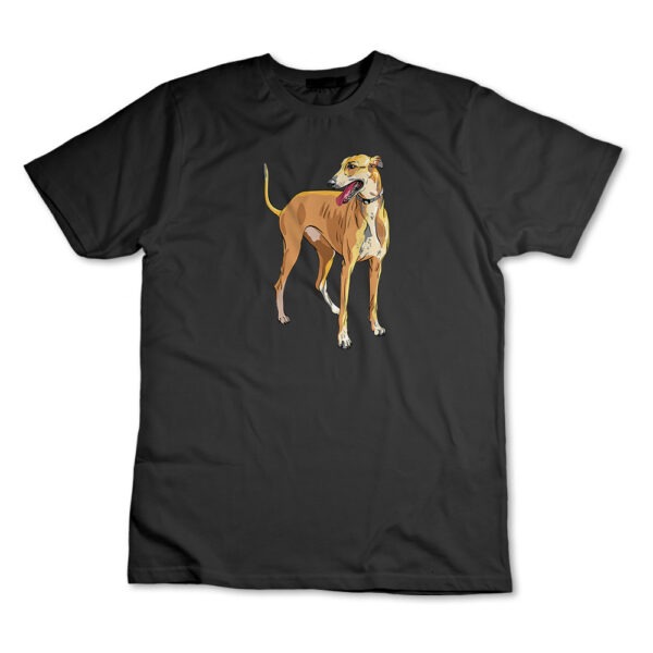 Camiseta Camisa Galgo Inglês Marrom Cachorro