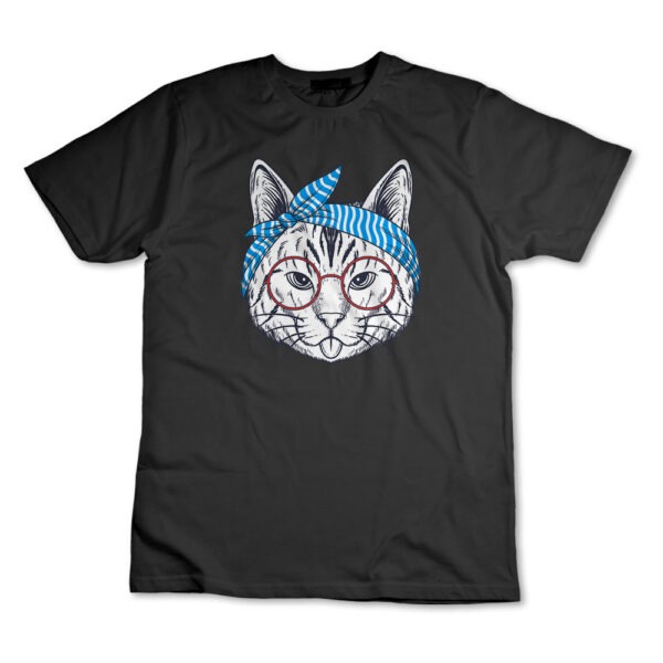 Camiseta Camisa Gato Com Óculos Animal