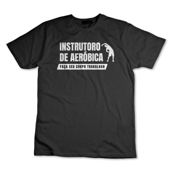 Camiseta Camisa Instrutor De Aaeróbica Uniforme