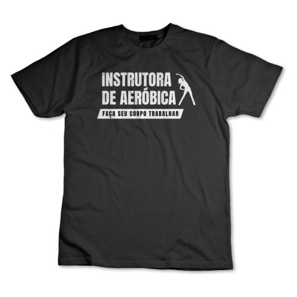 Camiseta Camisa Instrutora De Aaeróbica Uniforme