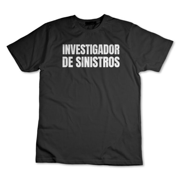 Camiseta Camisa Investigador De Sinistros