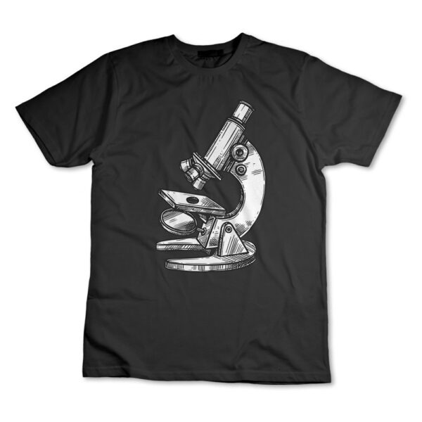 Camiseta Camisa Microbiologista Microscópio