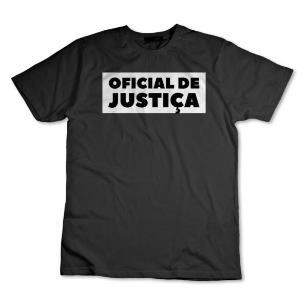 Camiseta Camisa Oficial De Justiça