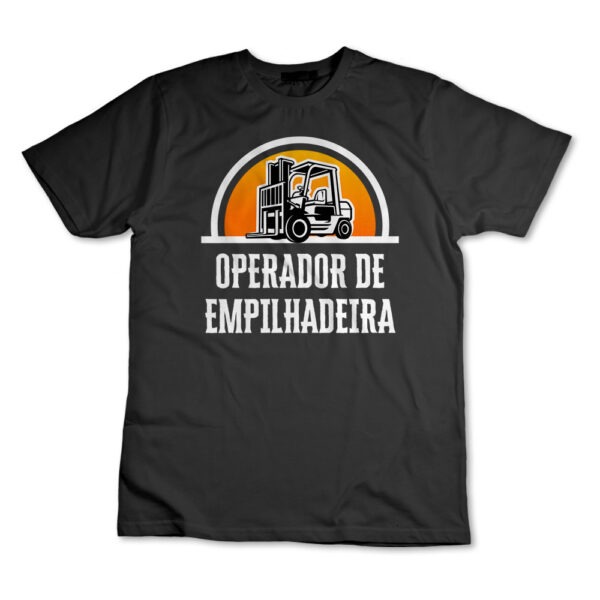 Camiseta Camisa Operador de Empilhadeira Uniforme