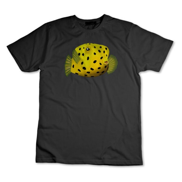 Camiseta Camisa Peixe Caixa Amarelo Cubo Cofre Baiacú