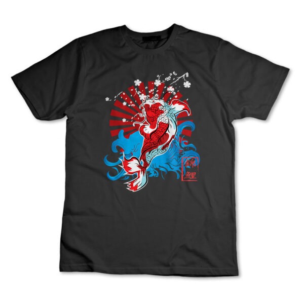 Camiseta Camisa Peixe Japonês Animal