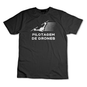 Camiseta Camisa Pilotagem De Drones Instrutor Professor Drone