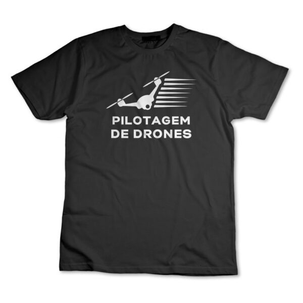 Camiseta Camisa Pilotagem De Drones Instrutor Professor Drone