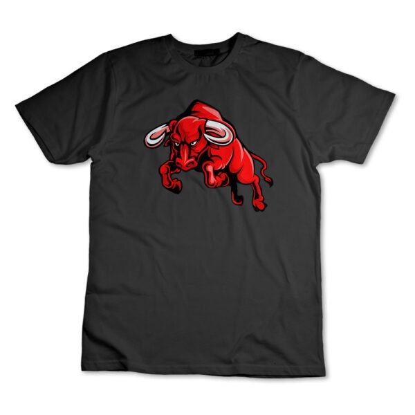 Camiseta Camisa Touro Vermelho Animal