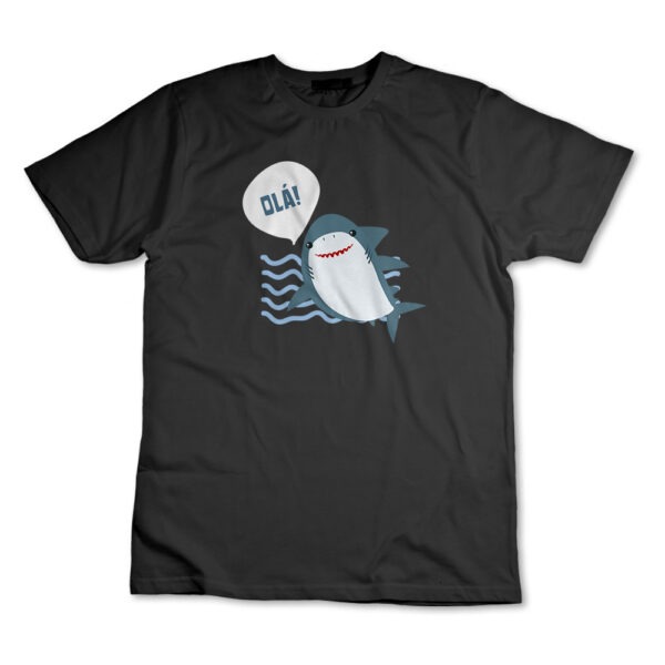 Camiseta Camisa Tubarão Olá Oceano