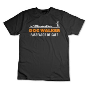 Camiseta Dog Walker Passeador De Cachorros Uniforme