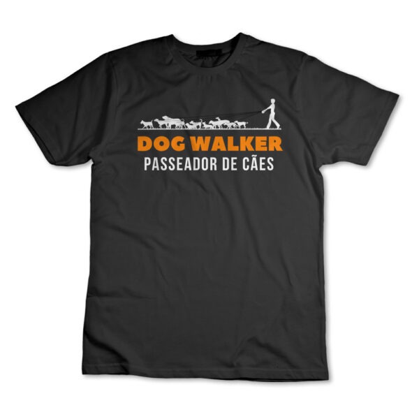 Camiseta Dog Walker Passeador De Cachorros Uniforme