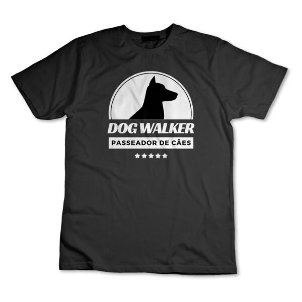 Camiseta Dog Walker Passeador De Cães Cachorro Uniforme