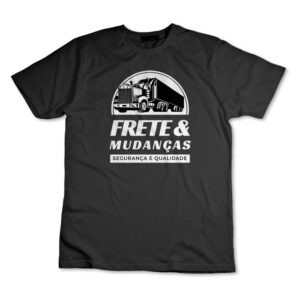 Camiseta Frete E Mudanças Caminhão Uniforme Profissional