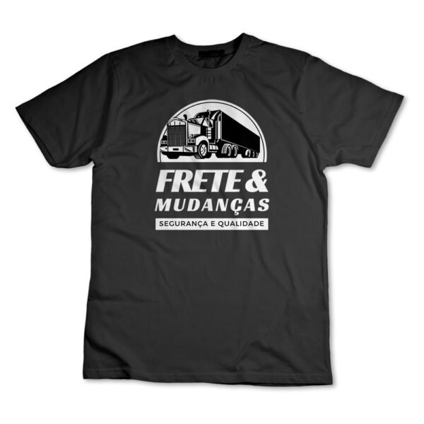 Camiseta Frete E Mudanças Caminhão Uniforme Profissional