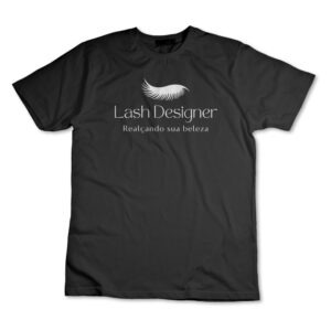 Camiseta Lash Designer Camisa Lash Design Salão De Beleza Uniforme