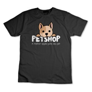 Camiseta Petshop Loja De Pet Shop Uniforme Profissional