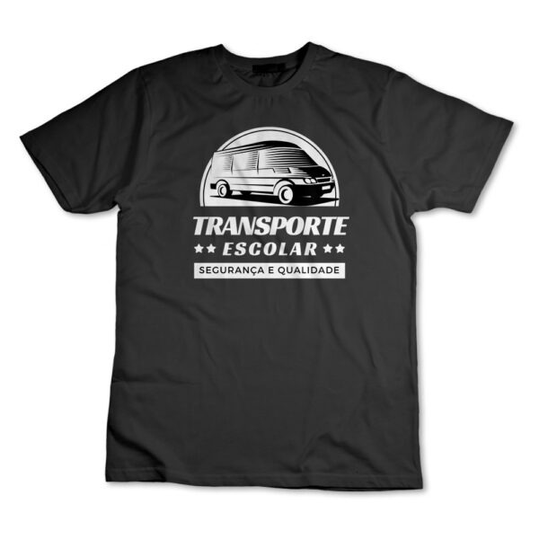 Camiseta Transporte Escolar Uniforme Camisa Van Escolar