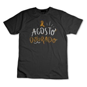 Camisa Camiseta Agosto Dourado