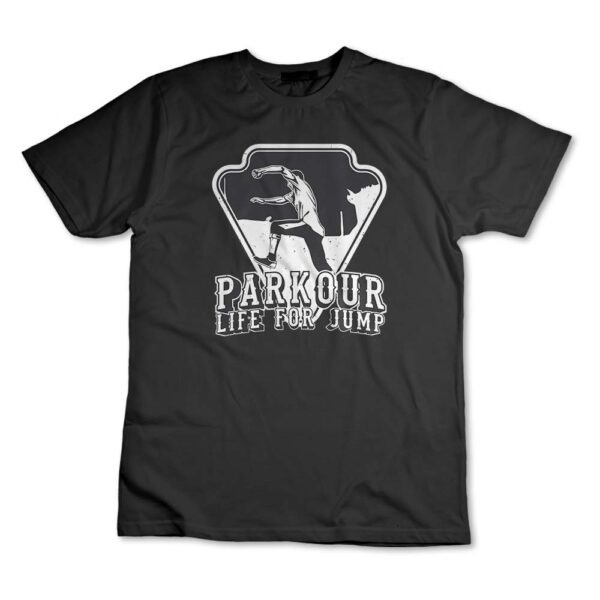 Camisa Camiseta Parkour Life For Jump Esporte