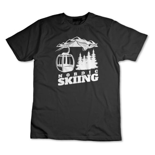 Camisa Camiseta Esqui, Ski, Esquiar Nordic Skiing