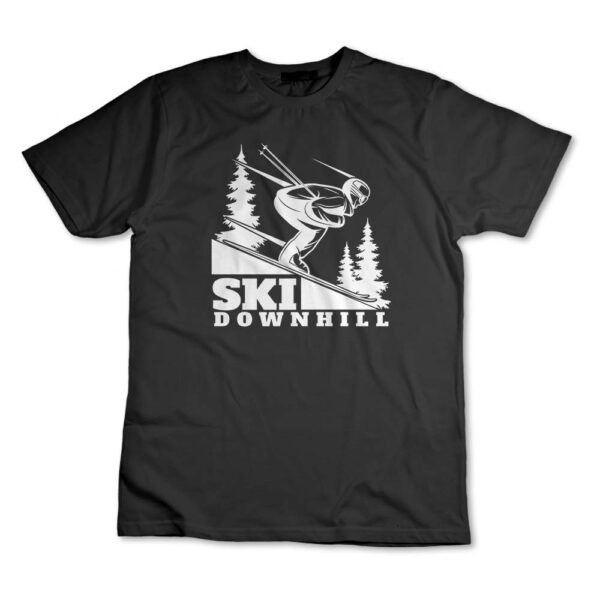 Camisa Camiseta Esqui, Ski Downhill Esporte